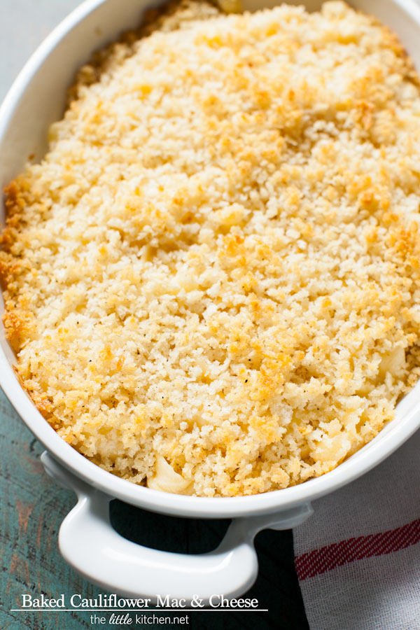 Baked Cauliflower Macaroni & Cheese from thelittlekitchen.net Baked Cauliflower Macaroni & Cheese from thelittlekitchen.net