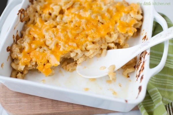 Beef Short Rib & Mushroom Mac & Cheese from The Little Kitchen Beef Short Rib & Mushroom Mac & Cheese