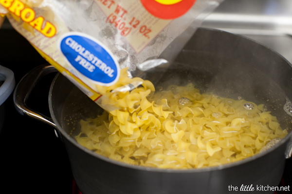 Beef Stroganoff with Buttered Noodles Recipe from thelittlekitchen.net Beef Stroganoff with Buttered Noodles Recipe from thelittlekitchen.net