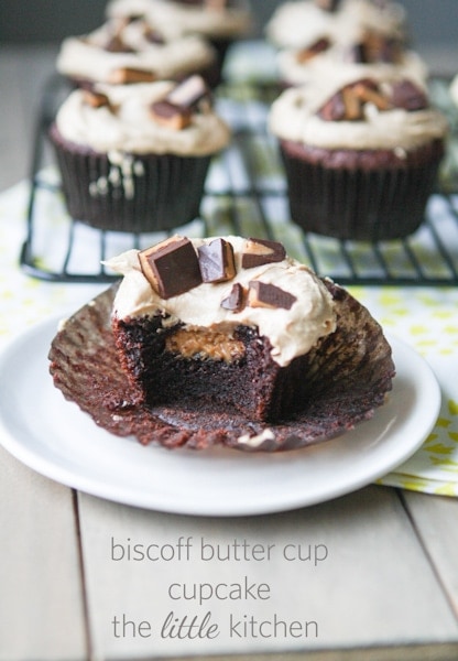 Biscoff Butter Cup Cupcake