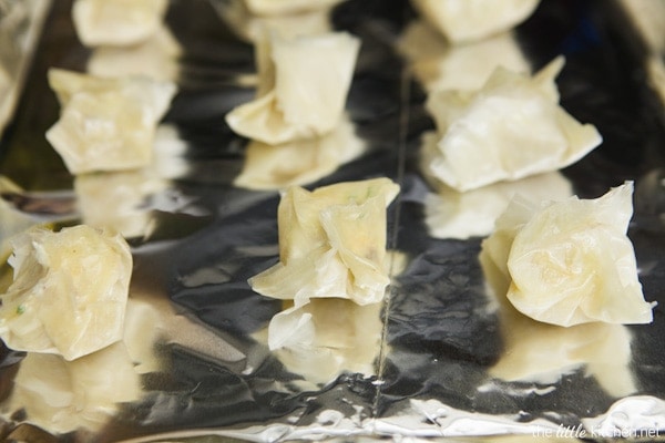 Cheddar, Blue Cheese and Bacon Stuffed Phyllo Mushroom Appetizers from thelittlekitchen.net Cheddar, Blue Cheese and Bacon Stuffed Phyllo Mushroom Appetizers from thelittlekitchen.net