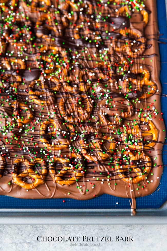 Chocolate Pretzel Bark from thelittlekitchen.net Chocolate Pretzel Bark from thelittlekitchen.net