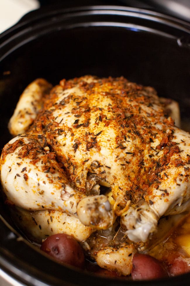 Crockpot Chicken and Potatoes from thelittlekitchen.net Crockpot Chicken and Potatoes from thelittlekitchen.net