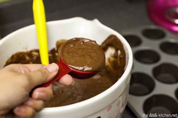Double Chocolate Cupcakes with Salted Caramel Buttercream from thelittlekitchen.net Double Chocolate Cupcakes with Salted Caramel Buttercream from thelittlekitchen.net