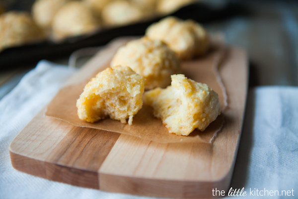 Garlic Cheddar Biscuits from The Little Kitchen