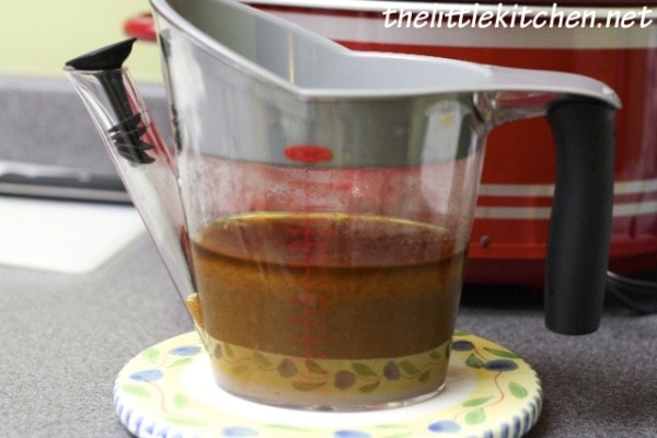 Fat Separator Braised Beef Short Ribs with Tortelloni in a Marsala Cream Sauce