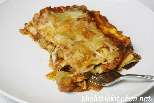 Roasted Zucchini and Eggplant Lasagna