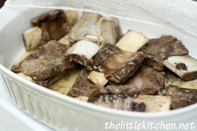 Microwaved Short Rib bones