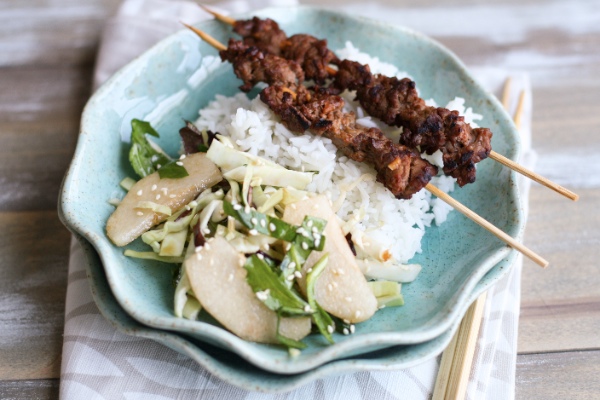 Korean Red Pepper Paste Beef Skewers