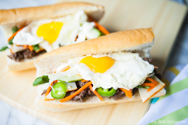 Lemongrass Beef Banh Mi from The Little Kitchen