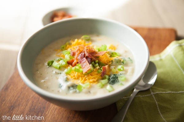 Loaded Baked Potato Soup from The Little Kitchen