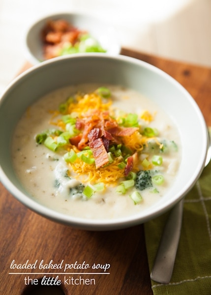 Loaded Baked Potato Soup from The Little Kitchen