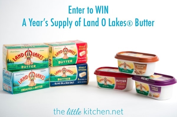 A Year’s Supply of Land O Lakes® Butter Giveaway A Year’s Supply of Land O Lakes® Butter Giveaway