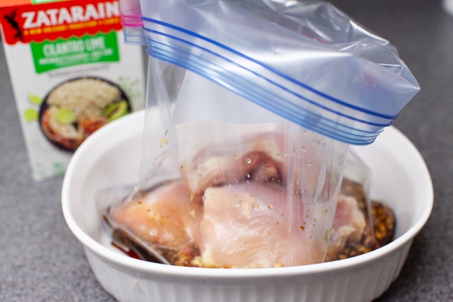 One Pot Soy-Glazed Chicken with Cilantro Lime Rice from thelittlekitchen.net One Pot Soy-Glazed Chicken with Cilantro Lime Rice from thelittlekitchen.net