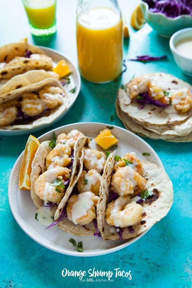 Orange Shrimp Tacos from thelittlekitchen.net Orange Shrimp Tacos from thelittlekitchen.net