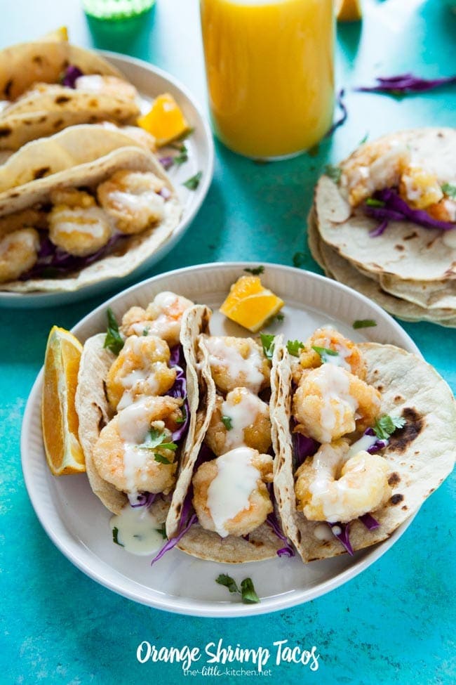 Orange Shrimp Tacos from thelittlekitchen.net Orange Shrimp Tacos from thelittlekitchen.net