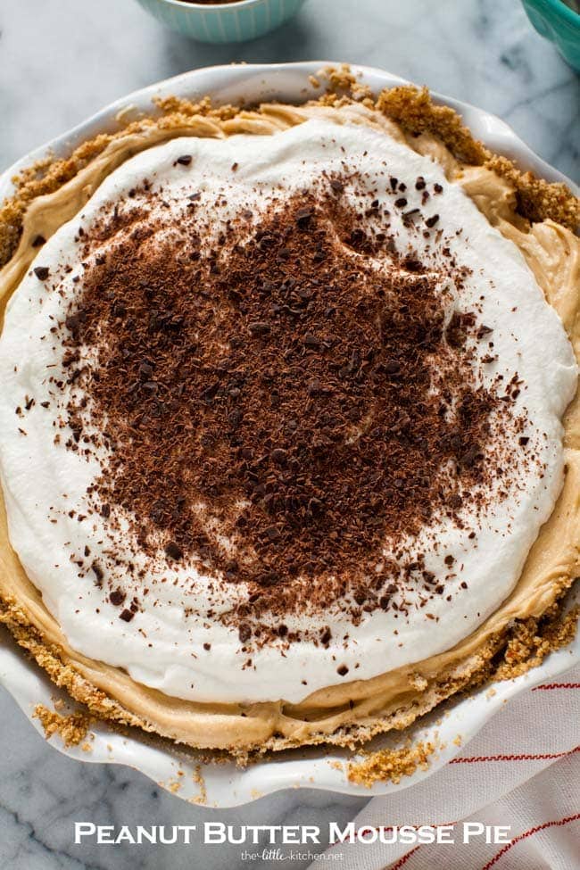 Peanut Butter Mousse Pie from thelittlekitchen.net Peanut Butter Mousse Pie from thelittlekitchen.net