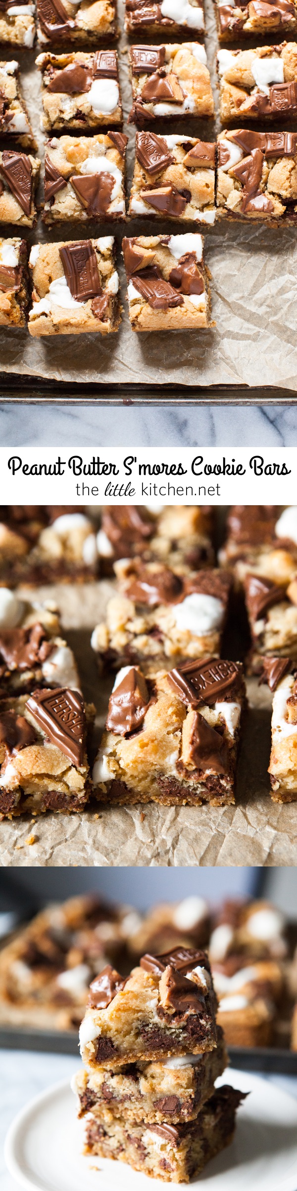 Peanut Butter S'mores Cookie Bars from thelittlekitchen.net Peanut Butter S'mores Cookie Bars from thelittlekitchen.net