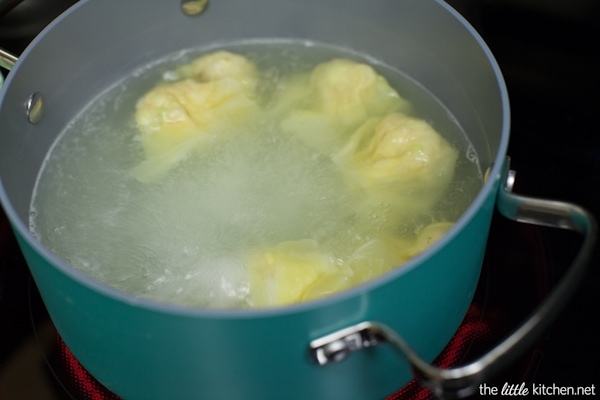 Pork and Shrimp Wonton Soup with Broccoli and Escarole from thelittlekitchen.net Pork and Shrimp Wonton Soup with Broccoli and Escarole from thelittlekitchen.net