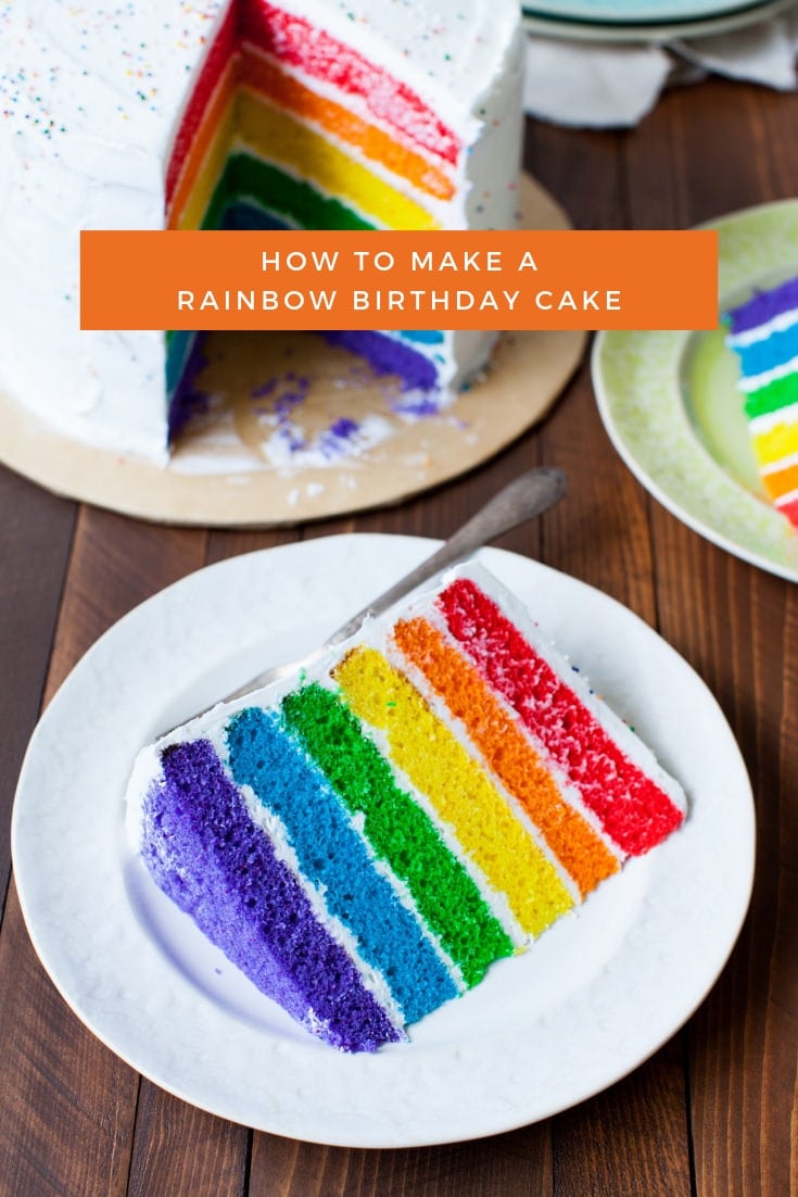Rainbow Birthday Cake from thelittlekitchen.net Rainbow Birthday Cake from thelittlekitchen.net