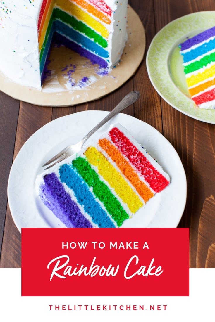 Rainbow Cake from thelittlekitchen.net Rainbow Cake from thelittlekitchen.net
