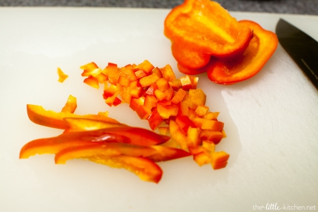 Red Pepper and Garlic Shrimp Pasta from thelittlekitchen.net Red Pepper and Garlic Shrimp Pasta from thelittlekitchen.net
