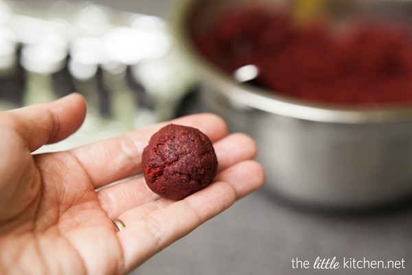 Red Velvet Oreo Truffles from The Little Kitchen Red Velvet Oreo Truffles