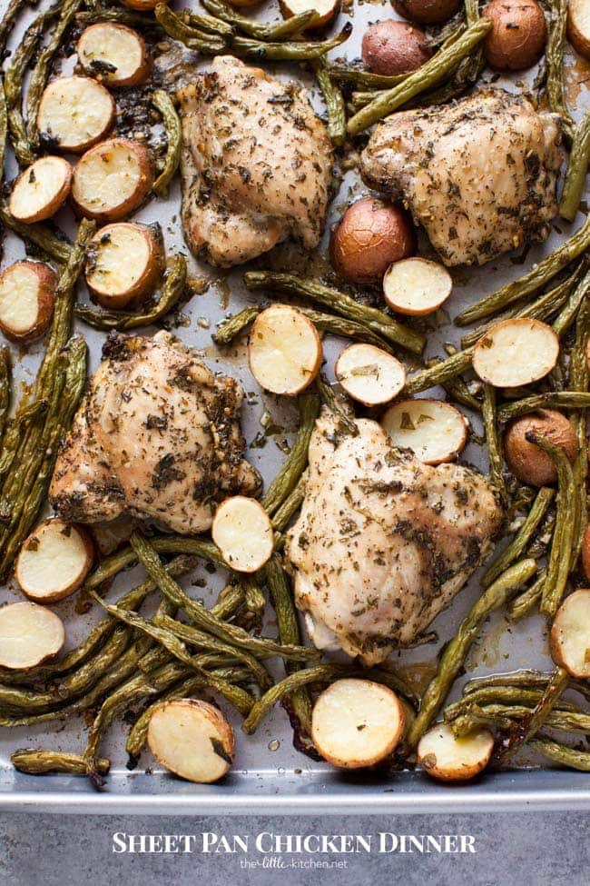 Sheet Pan Chicken Dinner from thelittlekitchen.net Sheet Pan Chicken Dinner from thelittlekitchen.net