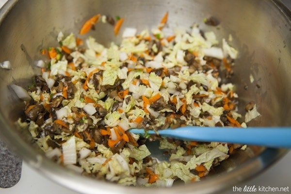 Shrimp and Mushroom Potstickers from thelittlekitchen.net Shrimp and Mushroom Potstickers from thelittlekitchen.net