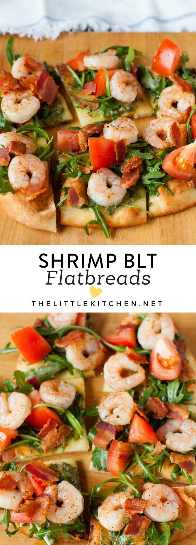 BLT Shrimp Flatbreads from thelittlekitchen.net BLT Shrimp Flatbreads from thelittlekitchen.net
