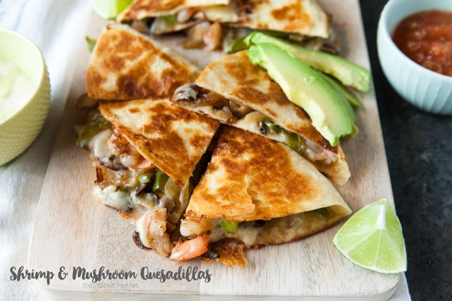 Shrimp Quesadillas from thelittlekitchen.net Shrimp Quesadillas from thelittlekitchen.net