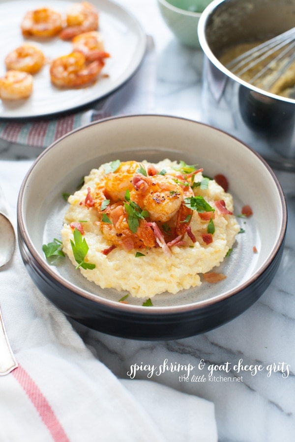 Spicy Shrimp and Grits from thelittlekitchen.net Spicy Shrimp and Grits from thelittlekitchen.net