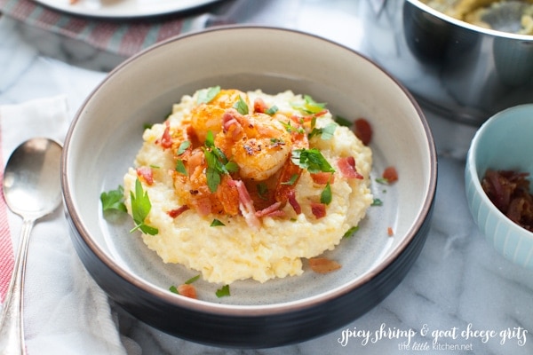 Spicy Shrimp and Grits from thelittlekitchen.net Spicy Shrimp and Grits from thelittlekitchen.net