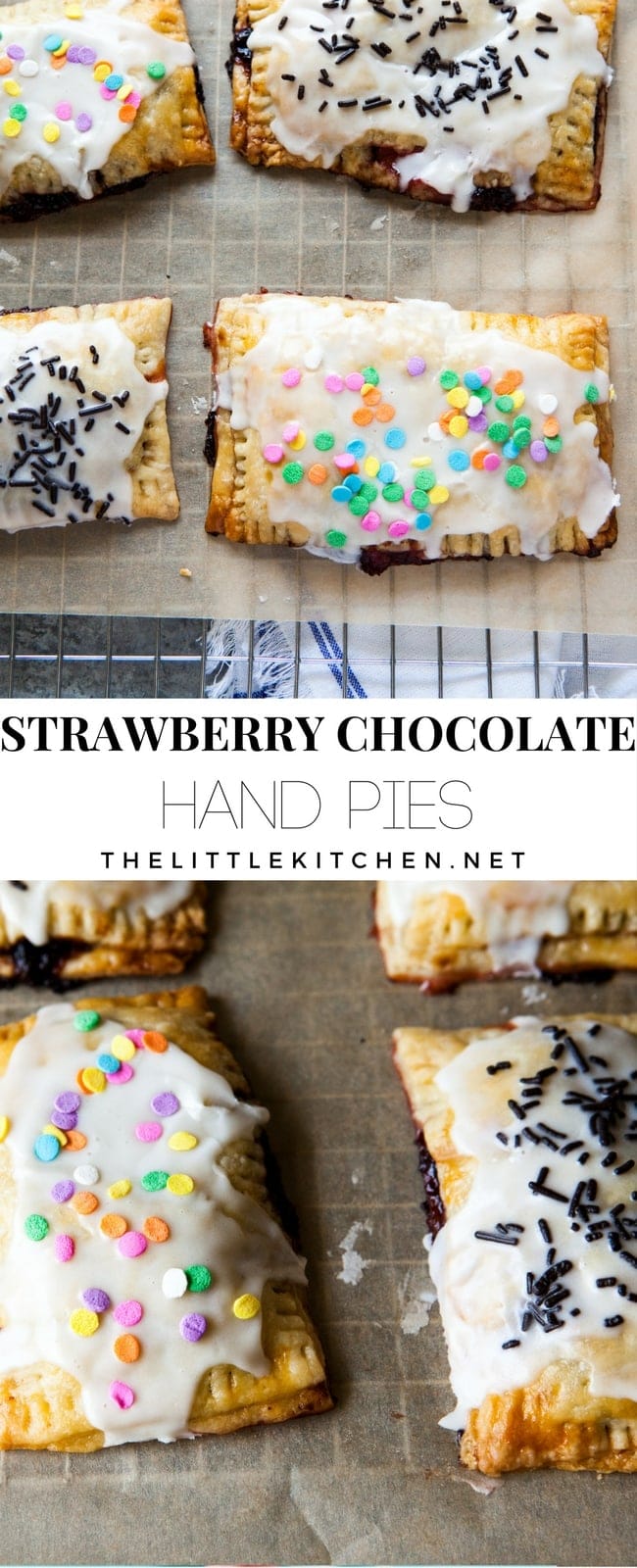 Strawberry Chocolate Hand Pies from thelittlekitchen.net Strawberry Chocolate Hand Pies from thelittlekitchen.net