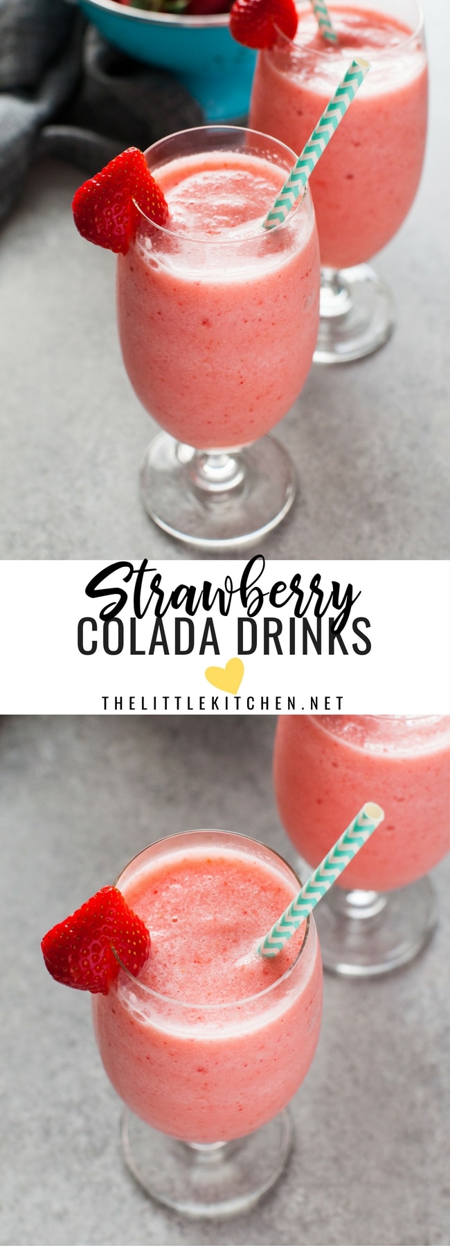 Strawberry Colada from thelittlekitchen.net Strawberry Colada from thelittlekitchen.net