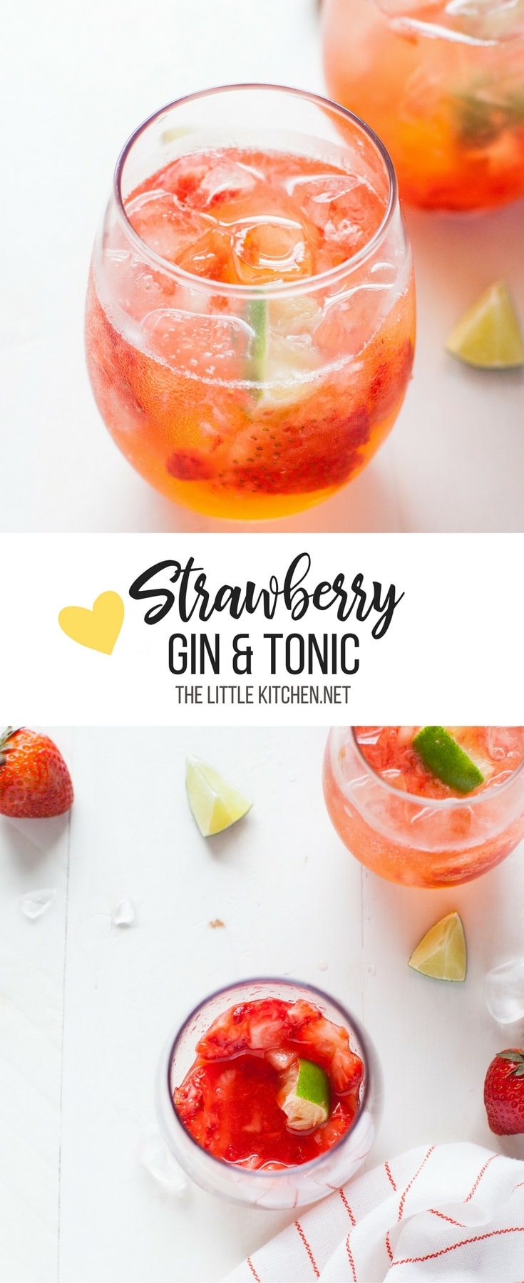 strawberry gin and tonic thelittlekitchen.net strawberry gin and tonic thelittlekitchen.net