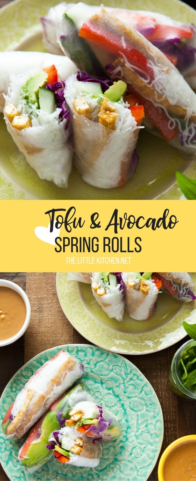 Tofu Spring Rolls from thelittlekitchen.net Tofu Spring Rolls from thelittlekitchen.net