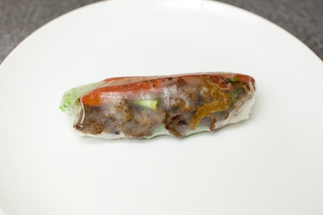 Vietnamese Spring Rolls with Grilled Lemongrass Beef from thelittlekitchen.net Vietnamese Spring Rolls with Grilled Lemongrass Beef from thelittlekitchen.net