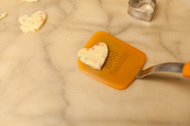 Yellow Heart-Shaped Rainbow Funfetti Cookies from thelittlekitchen.net Yellow Heart-Shaped Rainbow Funfetti Cookies from thelittlekitchen.net